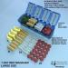 4Thought Large Pill Organizer - 7 Day Durable Med Manager & Countertop Pill Planner | International Shipping Available - Buy Online on GoSupps.com