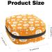 Guantierendiy Halloween Pumpkin Menstrual Cup Pouch | Large Capacity Sanitary Napkin Storage Bag | Portable Makeup Organizer for Girls | Color 4 - Buy Online on GoSupps.com