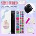 Semi Cured Gel Nails Strips for Toe Maggidea 34 Stickers Glitter Toe Nails Wraps Soft Self-Adhesive Gel Nail Stickers for Toenails UV/LED Lamp Required (03-Glitter French) - Buy Online on GoSupps.com
