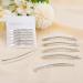 12-Piece Silver Rhinestone & Pearl Hair Clips Set for Wedding Bridal Lady Hair Styling - Decorative Bobby Pins for Women & Girls - Buy Online on GoSupps.com
