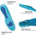 Plantar Fasciitis Insoles - Cushioned Arch Support Shoe Inserts for Men (9-9.5) & Women (11-11.5) | Memory Foam Foot Arch Supports - Buy Online on GoSupps.com