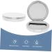 POPETPOP 2pcs Box Loose Powder Box Makeup Powder Puff Compact Powder Case 5g Powder Case Take a Bath Sample 7.5x7.5cm Silver - Buy Online on GoSupps.com
