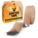 Sparthos Kinesiology Tape - Bulk Large Jumbo - Free Kinesio Taping Guide! - Support for Pro Athletic Sports and Recovery - Rocktape Waterproof Tex Rock Gold Tapes - Uncut 115 ft Roll (Beige) Desert Beige