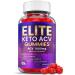 Elite Keto ACV Gummies - Official Formula Vegan - Elite Keto Plus ACV Keto Elite Gummies with Apple Cider Vinegar Weight Shark Loss Tank Vitamin B12 Beet Root Juice Pomegranate (60 Gummies)