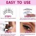 2 Pairs Reusable Magnetic Eyelashes Wispy Sandwich Magnetic Eyelashes without Eyeliner Magnetic Eyelashes Natural Look Magnetic Lashes Kit with Applicator Magnetic Cat Eye Lashes for Beginners - Buy Online on GoSupps.com
