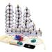 chinese extractor treatment set 32 cups vacuum air suction cup professional body massage extractor set physical therapy