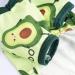 Kiwi Dog Pajamas | X-Small Avocado Onesies for Pet | Small Dog Apparel - Buy Online on GoSupps.com