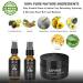 Sandalwood Shaving Kit for Men - Cream, Lotion & Oil | Complete Shave Set for Men | Fights Nicks, Cuts & Razor Burn | Gift Set for Him - Buy Online on GoSupps.com