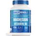 Magnesium Glycinate 4-in-1 Complex 976mg of Magnesium Glycinate Citrate Malate L-Threonate & Vitamin B6 Supplement for Health | Third Party Tested - 90 Capsules