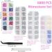 6800 Colorful Rhinestones & Pearl Nail Art Kit - Flatback Gems with Tweezers & Pen for DIY Nail Designs - Buy Online on GoSupps.com