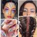 15 Colors Face & Body Glitter Gel - Long-Lasting Mermaid Sequins Chunky Glitter for Makeup, Hair, Nails - Aloe Vera Infused - Ideal for Festivals & Parties - 52.5g - Buy Online on GoSupps.com