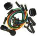High Quality Fitness Straps Set - 5 Resistance Bands up to 100kg for Strength Training Pilates & Muscle Building - Buy Online on GoSupps.com