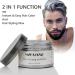 Silver Gray Hair Wax Pomade 4.23 oz - Natural Hair Coloring Clay for Cosplay Party - Pack of 1 - Buy Online on GoSupps.com