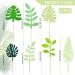 14 PCS Tropical Leaves Cake Topper Personalised Artificial Palm Leaves Glittery Tropical Jungle Cake Topper Tropical Party Jungle Hawii Summer Theme Birthday Party Supplies Cake Decorations - Buy Online on GoSupps.com