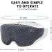AILE Sleep Eye Mask - 100% Light-Blocking 3D Contoured Design for Back & Side Sleepers Zero Eye Pressure Breathable Soft Comfort (Light Blue - Buy Online on GoSupps.com