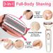 4-in-1 Women's Electric Hair Remover | Rechargeable Body Hair Removal & Grooming Set - Trimmer for Nose Lip Eyebrows & Face - Buy Online on GoSupps.com