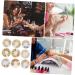 minkissy 54 Boxes Nail Art Accessories Metal Nail Sequins Gold Stickers Punk Jewelry Metal Stickers Rhinestones Nail Studs Nails Stickers Nail Rhinestones 3D Rivets Charm White Plastic - Buy Online on GoSupps.com