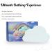 Organic Natural Bath Bomb Cloud-Shaped Rainbow Fizzies with Multi-Colour Effects Vegan-Friendly for Moisturizing Spa Baths Strawberry Fragrance - Buy Online on GoSupps.com
