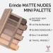 bark Erinde Matte eyeshadow palette 6 colors nude eyeshadow palette 16H waterproof with mirror and vegan highly pigmented eyeshadow palette for longlasting makeup look - Buy Online on GoSupps.com