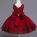 TTYAOVO Baby Princess Dress 4-5 Years | Red Wedding Pageant Baptism Christening Tutu Gown - Buy Online on GoSupps.com