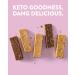 Dang Keto Bar - Crazy Rich Chocolate with Sea Salt | 12 Bars (1.4 oz each) - Low Carb Snack - Buy Online on GoSupps.com