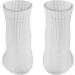 Truform Medical Compression Socks for Men & Women - 8-15 mmHg Ankle Length Low Cut White Medium | International Shipping Available - Buy Online on GoSupps.com