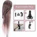 Guanjune Hairdresser Training Head - 26-28 Inch Synthetic Fiber Doll Head with Clamp Holder & Accessories | Color Gradient Pink | Ideal Gifts for Girls - Buy Online on GoSupps.com