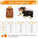 HUMLANJ Thanksgiving Knitted Dog Turtleneck Sweater - Warm Turkey Pullover for Puppy - Leash Hole - Small-Medium Sizes - Buy Online on GoSupps.com