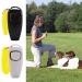 Ruojling 2-Piece Clicker Training Set for Dogs & Cats | 2-in-1 Dog Clicker Cat Clicker & Pipe - Black & White - Buy Online on GoSupps.com
