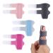 AIEX 4pcs Finger Splints, Finger Straightening Brace for Arthritis Finger Support for Trigger Broken and Strained Fingers (4 Colors)