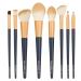 MAANGE Premium Synthetic Makeup Brush Set - Professional Blush & Contour Kit (Blue) | International Shipping - Buy Online on GoSupps.com
