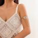 Xerling Boho Hollow Flower Arm Bracelet - Tassel Armband Jewelry for Women | Gold | Halloween Costume Accessory - Buy Online on GoSupps.com