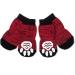 Shop Harfkoko Indoor Anti-Slip Socks for Dogs & Cats | 8 Sizes S-5XL | Silicone-Gel Paw Protection & Traction | Black & Red - Buy Online on GoSupps.com