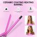 DAN Technology Small Ceramic Curling Wand - Adjustable Temperature for Tight Curls on Short & Long Hair (3/8 Inch 10MM) - Pink - Buy Online on GoSupps.com