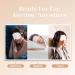 Lace Silky Sleep Mask - Black Adjustable Strap Light Blocking Sleep Aid | Elegant Gift for Women - Buy Online on GoSupps.com