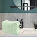 Large Mint Green Seersucker Cosmetic Bag | Makeup Pouch Travel Toiletry Case - Buy Online on GoSupps.com