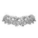 The Lord of the Tools Sunflower Hair Clip Metal Spring Hairpin Silver Floral Hair Barrette for Thick Thin Hair Vintage Hairpin Hair Styling Accessories