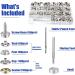 353 PCS Boat Canvas Snap Kit - Marine Grade Stainless Steel Repair Kit for Boat Canvas Fabric - Snap Fasteners, Material Punch & Setting Tools Included (Silver) - Buy Online on GoSupps.com