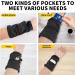 Buy Sports Wrist Bag Sweat-Absorbing Bracelet with Zipper for Running Walking Jogging & Yoga | International Shipping - Buy Online on GoSupps.com
