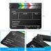 Temery Acrylic Film Clapper Board - 12x10in Movie Theater Decor with Magnetic Eraser & Custom Pens - Buy Online on GoSupps.com