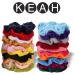KEAH 20pcs Velvet Scrunchies Hair Bands with Storage Bag - Multi Color Hairbands for Girls and Women (Pack of 1) - Buy Online on GoSupps.com