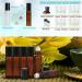 JamHooDirect 10Pcs 10ml Essential Oils Roller Bottles Refillable Amber Glass Roll on Bottles with Black Lids Includes 12Pcs Stickers 1 Dropper & 1 Opener - Great for Aromatherapy Fragrance - Buy Online on GoSupps.com