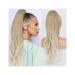 Ponytail Extension Drawstring Ponytail Extension 26 Inch Long Wave Pony Tails Hair Extensions for Women Synthetic Fake Ponytails Natural Looking Ponytail Hairpieces Ponytail Hairpiece for Women (Co 26inches 002