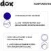 Buy DDOXX 2m Air Mesh Dog Leash for Small & Large Dogs | Double Leash for Two Dogs | Ideal Tug & Running Line | XS Blue | Ship Internationally - Buy Online on GoSupps.com