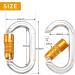 SOB Heavy Duty Large Alloy Steel D Ring Carabiner for Outdoor Activities - UM33TL - Buy Online on GoSupps.com