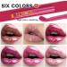  Opilroyn Clicky Lip Gloss Pen Clicky Lip Pen - Moisturizing Solid Lip Gloss Lipstick Set of 6 Waterproof Lip Gloss Moisturizing Lip Oil for Women - Buy Online on GoSupps.com