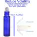 Alldomain 8Pcs 10Ml Cobalt Blue Roller Bottles | Stainless Steel Roller Balls - Perfect for Essential Oils & DIY Projects | International Shipping Available - Buy Online on GoSupps.com