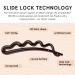 Invisibobble Waver Plus Hair Clip - Pretty Dark | 3x Hairyard for Brown Girls & Women | Large Size | Designed in Munich - Buy Online on GoSupps.com