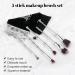 5-Piece Anime Magic Wand Makeup Brush Set - Metal Grip Silver - Foundation Blush Eyeshadow & Concealer - Perfect Gift for Girls & Women - Buy Online on GoSupps.com