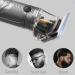 Zero Gapped Beard Trimmer & Hair Clipper for Men - Cordless Precision Edges Sharp Blades LCD Display USB Rechargeable Model 215 Skull Silver - International Shipping Available - Buy Online on GoSupps.com